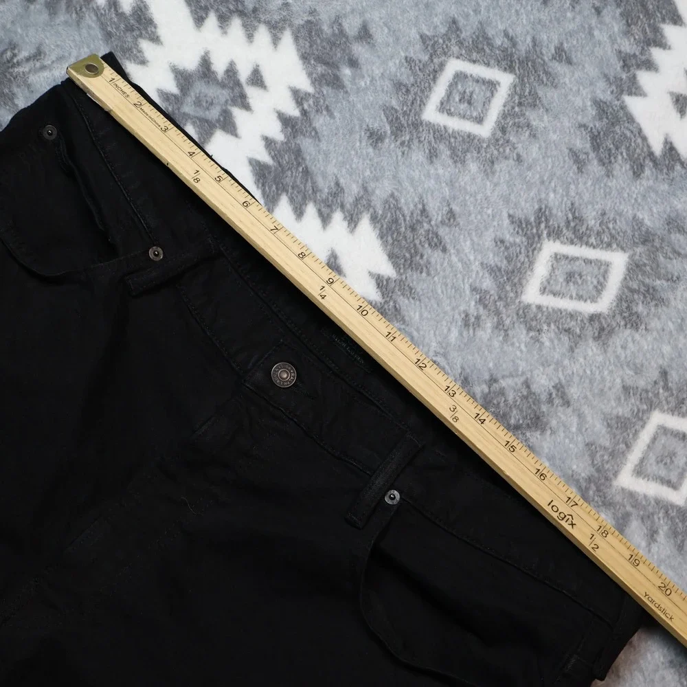 Polo Ralph Lauren Hampton Relaxed Straight Black Jeans 40x36 Stretch Pants